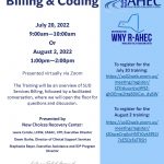 Billing & Coding-August 2, 2022, 1-2pm