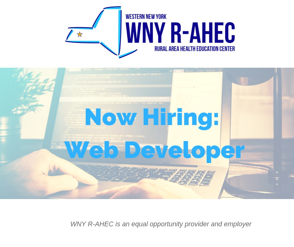 R-AHEC Job Posting: Web Developer
